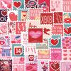 56 New Sweet Valentine's Day Stamps, Decorative Stickers, Journal Stickers, And Luggage Stickers