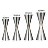 Stainless Steel Bar Measuring Jigger OZ/ML Measuring Cup Spirit Measure Japanese Jigger  Home