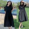 2026 Maternity Summer Cotton T-shirt Dress - Loose & Slimming Design