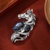 Fashion Horse Head Shape Brooch Decorative Pin Birthday New Year Gift For Friend Family Fashion Forward Badge