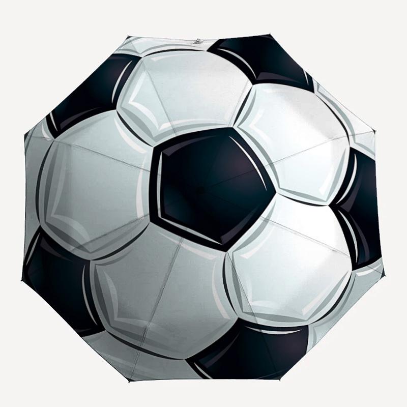 

1PC Soccer Ball Automatic Open/close, All-Season Portable Folding Umbrella for Women & Men yy250919205