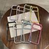 KT Clear Acrylic Ear Drop Case for iPhone 17/iPhone 15 Pro Max with Groove Design