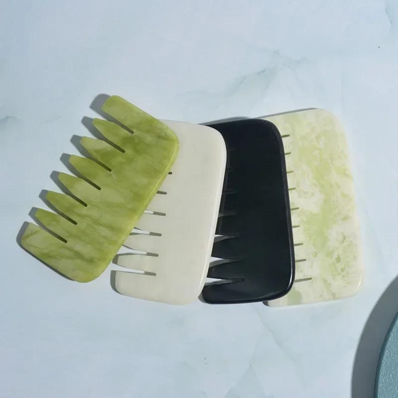 Guasha Face Scraper Head Massage Comb Gua Sha Scraping Hair Comb Scalp Care Massager Tool SPA Trigger Point Therapy