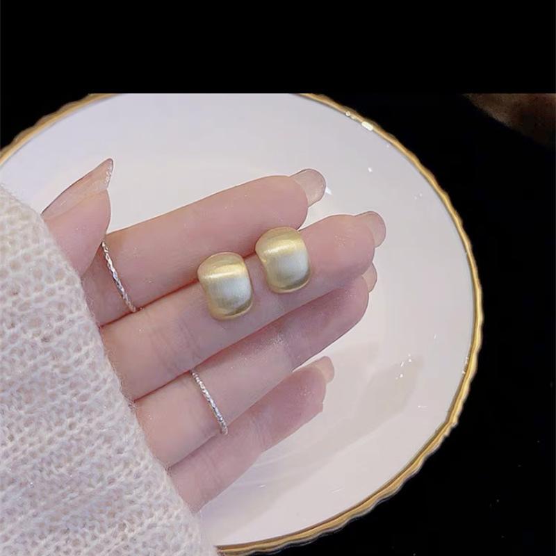 Wind fashion versatile stud earrings women's hot-selling high-end temperament trendy earrings street stall night market explosion