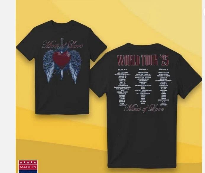 Meatcanyon Meat Of Love Vintage Tour Tee 2026 Double Sided T-Shirt L