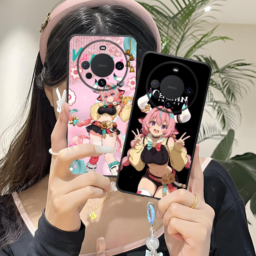 Game GI Varesa Matte TPU Mobile Phone Case for Huawei Mate 60 50 40 30 20 10 Pro Plus Lite E 5G Colorful Printing Cover