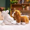 Soft Fine Horse Plush Toy PP Cotton Long Hair Horse Stuffed Doll  Birthday Parties