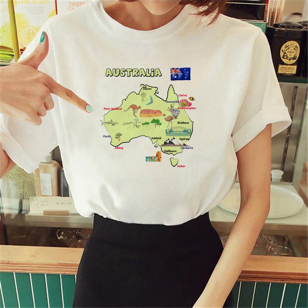 Australia Koala Tshirt Women Designer Anime T Shirt Girl Funny Y2k Japanese Clothes