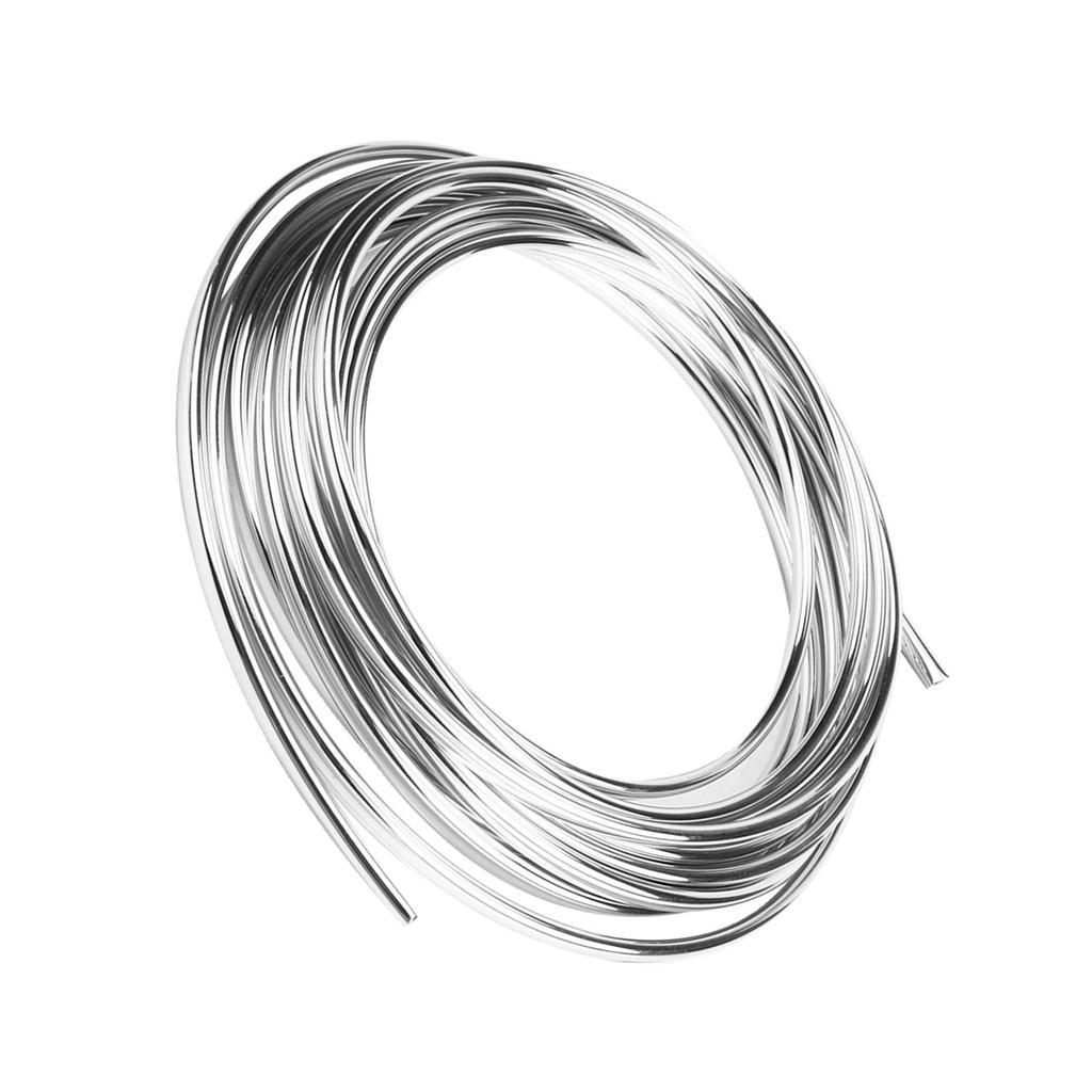 6m19.7ft Black Car Door Edge Moulding Trim Strip Scratch Guard Protector Cover Mold (Silver)