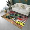 Cartoon Monster Truck Monster Jam Non-Slip Area Rug for Living Room,Bedroom,Playroom,Carpet Floor Mat Home Decor Rug Kids Room