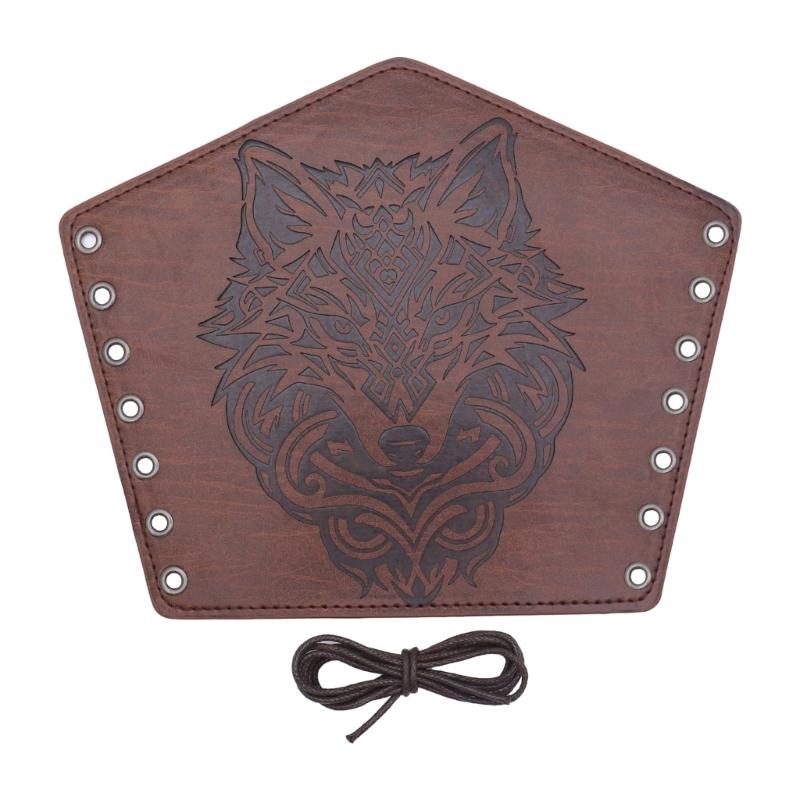 Historical Arm Guard Cosplay Arm Gauntlets Vintage Armband Knight Arm Guard Festival Costume PU Leather Arm Bracers