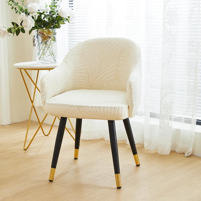Armless Wingback Chair Slipcover Protective Cover for Dining Room Kitchen Home Furniture Dustproof Seat Protector