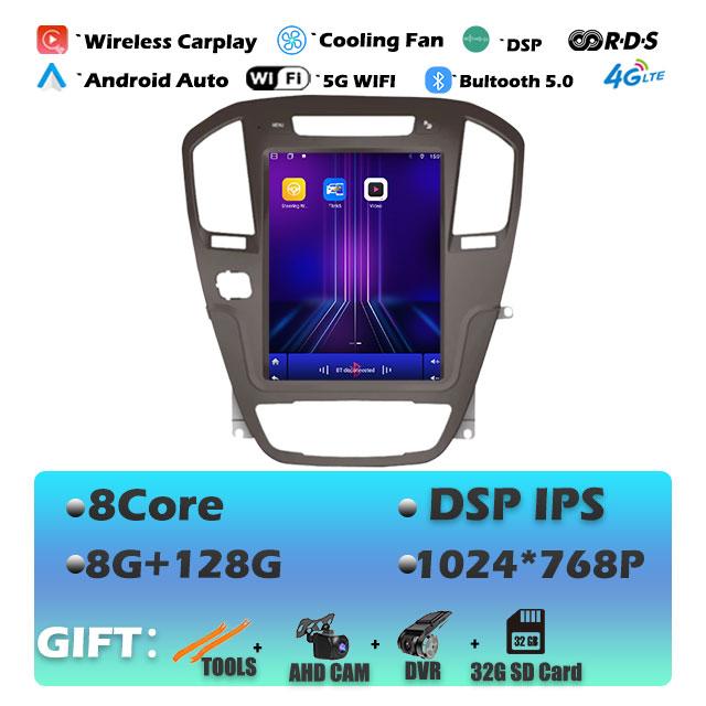 1024*768P For Opel InsigniaBuick Regal 2009-2013 Android 14 Car Radio Multimedia Video Player Navigaion Head Unit Stereo Audio