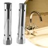 2pcs Faucet Wrench Bathroom Anti-corrosion Common Faucet Installations Silver Sink Strainer Kitchen Equipments