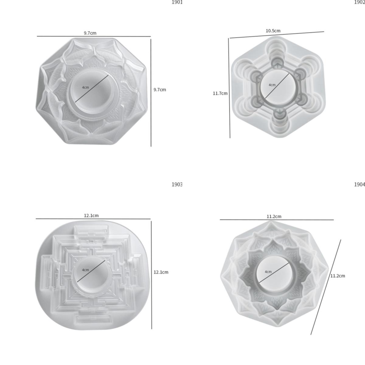 

Силиконовая форма для подсвечника с изображением лотоса, эпоксидной смолы, форма для литья своими руками, ремесло