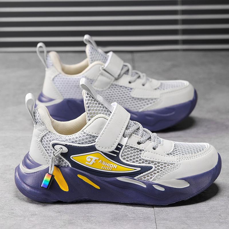 Classmate Summer Single Net Boys Sports Shoes 2025 Children's Shoes Breathable Girls Soft Sole Comfortable Fashion Casual Shoes
