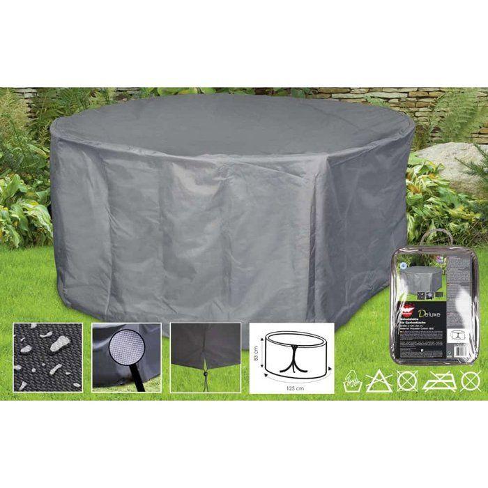 Housse de protection table jardin 125x83 cm - Bâche étanche et résistante