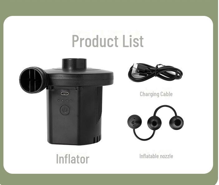 

Перезаряжаемый портативный воздушный насос двойного назначения для дома и автомобиля