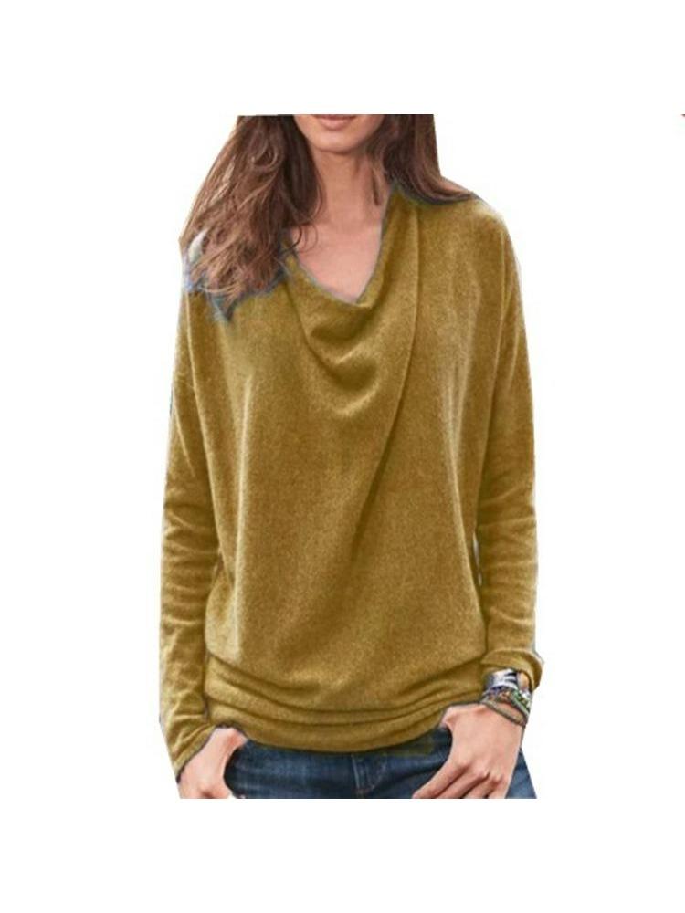 Women's Elegant Fashionable Long Sleeved T-shirt 2026 New T-shir Tops  Womans Tops Camisetas Mujeres Tendencias 2024 Shirts
