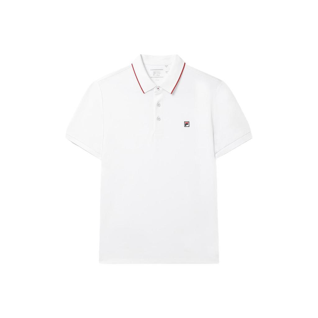 New FILA HERITAGE Polo Shirt Men's Standard White F11M321106AWT