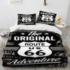 Historic Route 66,Mother Road,3D NEW Duvet Cover Pillowcase Bedding Set Adult Boy Girl Bedroom Decoration Single Double Large