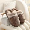 New 2025 Indoor/Outdoor Non-slip Furry Cotton Slippers for Couples - Thickened Winter Edition