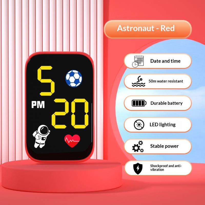 Mini-Motorraduhr Wasserdichte Armaturenbrett-Uhr Motorrad Digitale Uhr LED-beleuchtet Für Radsportbegeisterte Pendeln Urban