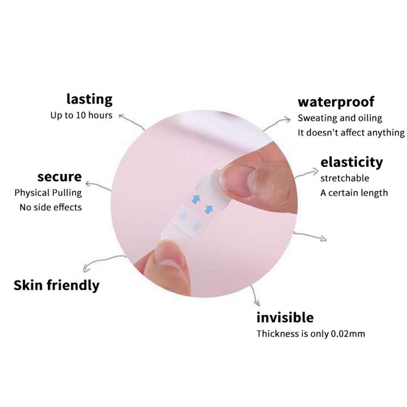400Pcs Lifting Face Stickers Invisible Transparent Thin Face Patche Lift Tools V-Shape Face Wrinkle Sagging Skin Adhesive Tape