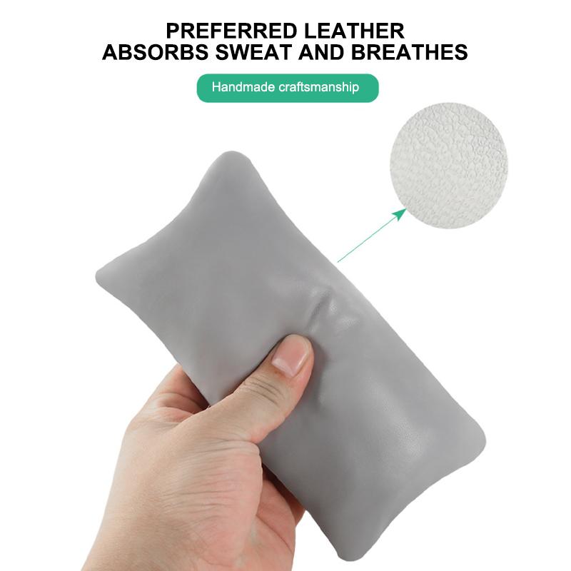SEAMETAL Leather Knee Pad for Car Interior Pillow Comfortable Elastic Cushion Memory Foam Leg Pad Thigh Support Car Accessories