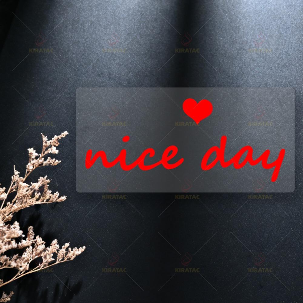 

1 шт. Наклейка на автомобиль Nice Day Водонепроницаемая для окон багажника двери обтекателя мотоцикла шлема топливного бака скутера Универсальные виниловые наклейки 20x8cm