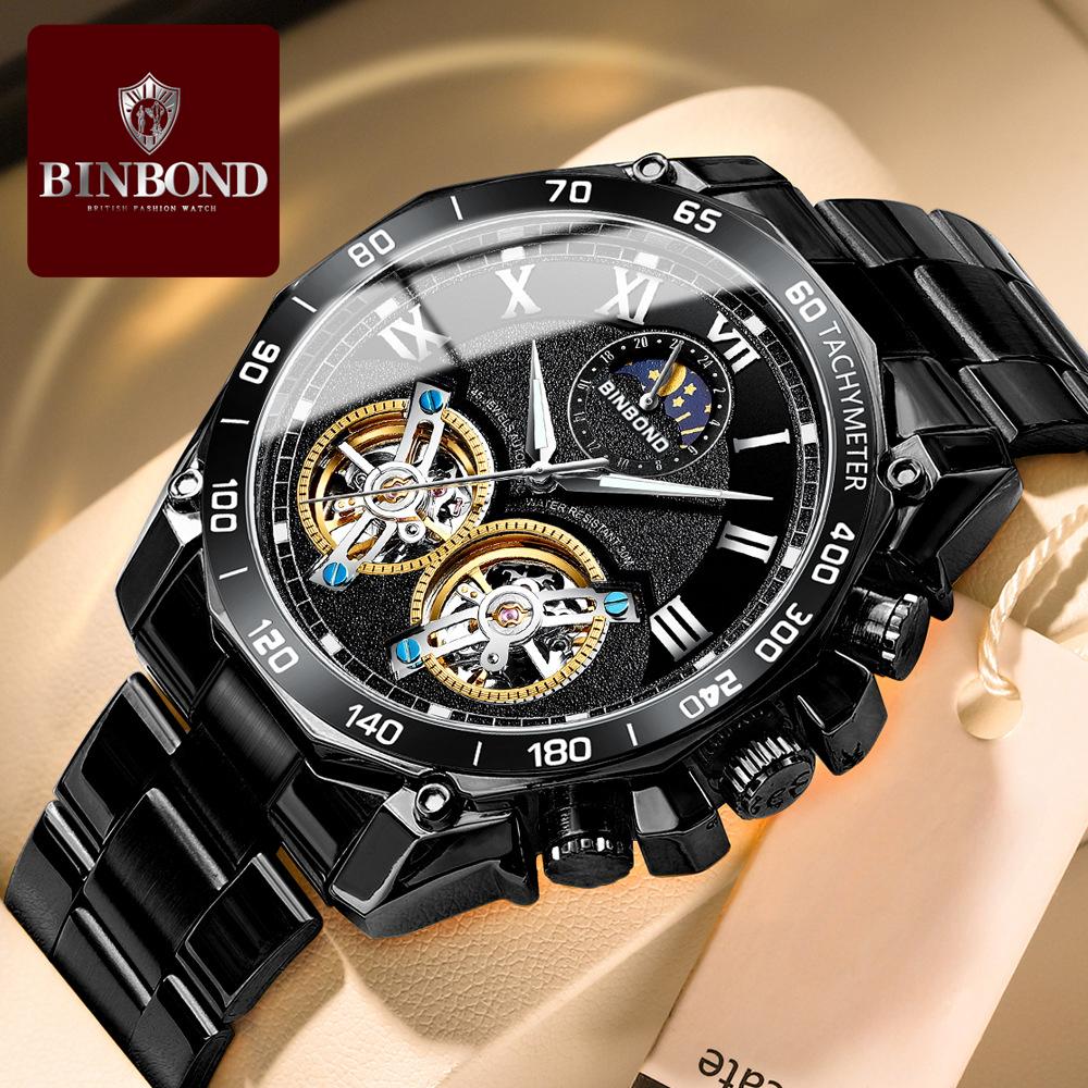 

Новые роскошные мужские часы TOP бренда с коробкой немеханические часы многофункциональные светящиеся водонепроницаемые мужские кварцевые часы