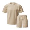 Completo estivo a maniche corte da uomo, set sportivo casual, set da due pezzi