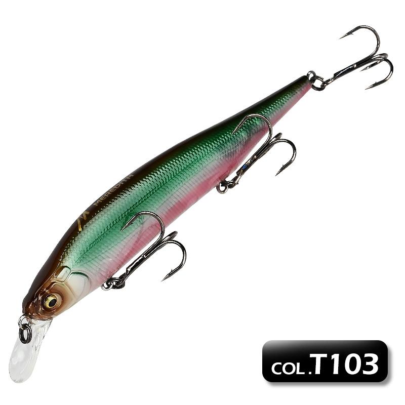MEREDITH ITO Suspending Minnow 115mm 14.9g 1.8-2m Depth Treble Hooks Pike Bass ITO