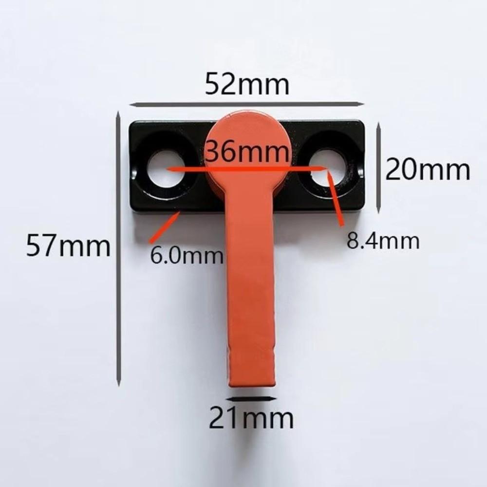 Push Type Locking Pin Zinc Alloy Door Transmission Accessories Durable Rotary Limiter  For Door
