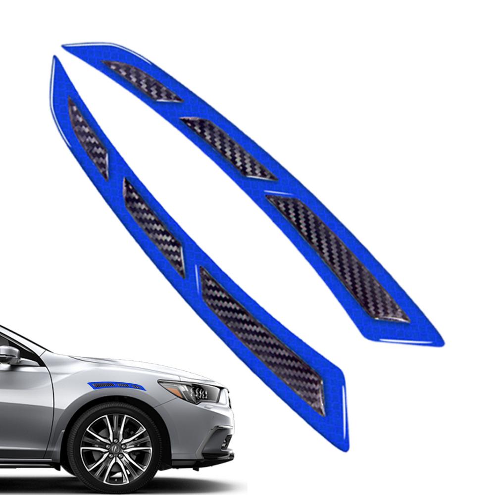 Car Reflective Stickers 2Pcs Automotive Reflective Stickers Automotive Sticker Waterproof Car Wheel Eyebrow Sticker For SUV