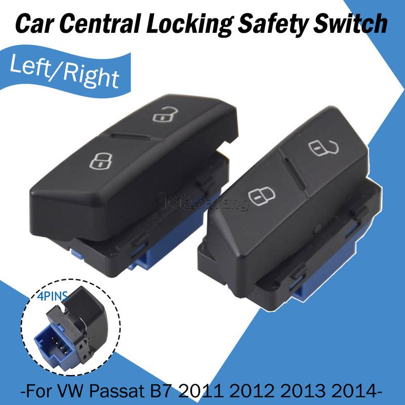 Door Lock Button 561962125A 561962126A For VW Passat B7 2011 2012 2013 2014 Car Accessories