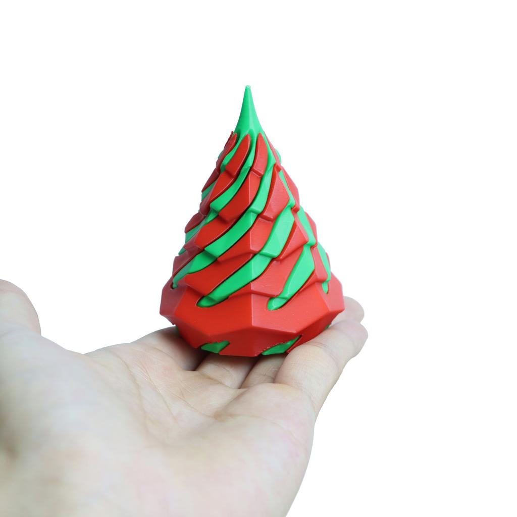 3D tištěná dekompresní hračka s rotující spirálou pronikající sochou pro úlevu od stresu a úzkosti