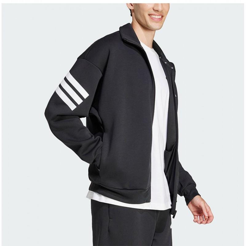Mens Casual Streetwear Zip-Up Hoodie 3D Print Stand Collar Loose Fit Unisex Sweatshirt 2026