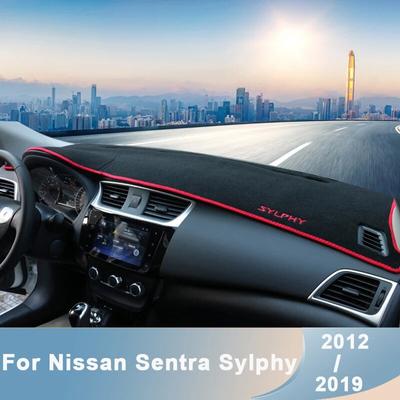 Covorașe de acoperire pentru bordul mașinii Evitați plăcuțele luminoase Covoare anti-UV Accesorii pentru Nissan Sentra Sylphy 2012-2014 2015 2016 2017
