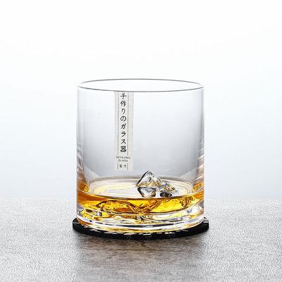 

300ml Mountain Whisky Glass Japanese Fine Crystal Old Fashioned Wineglass Gift Neat Whiskey Tasting Cup Brandy Mug Dropshipping 300ml