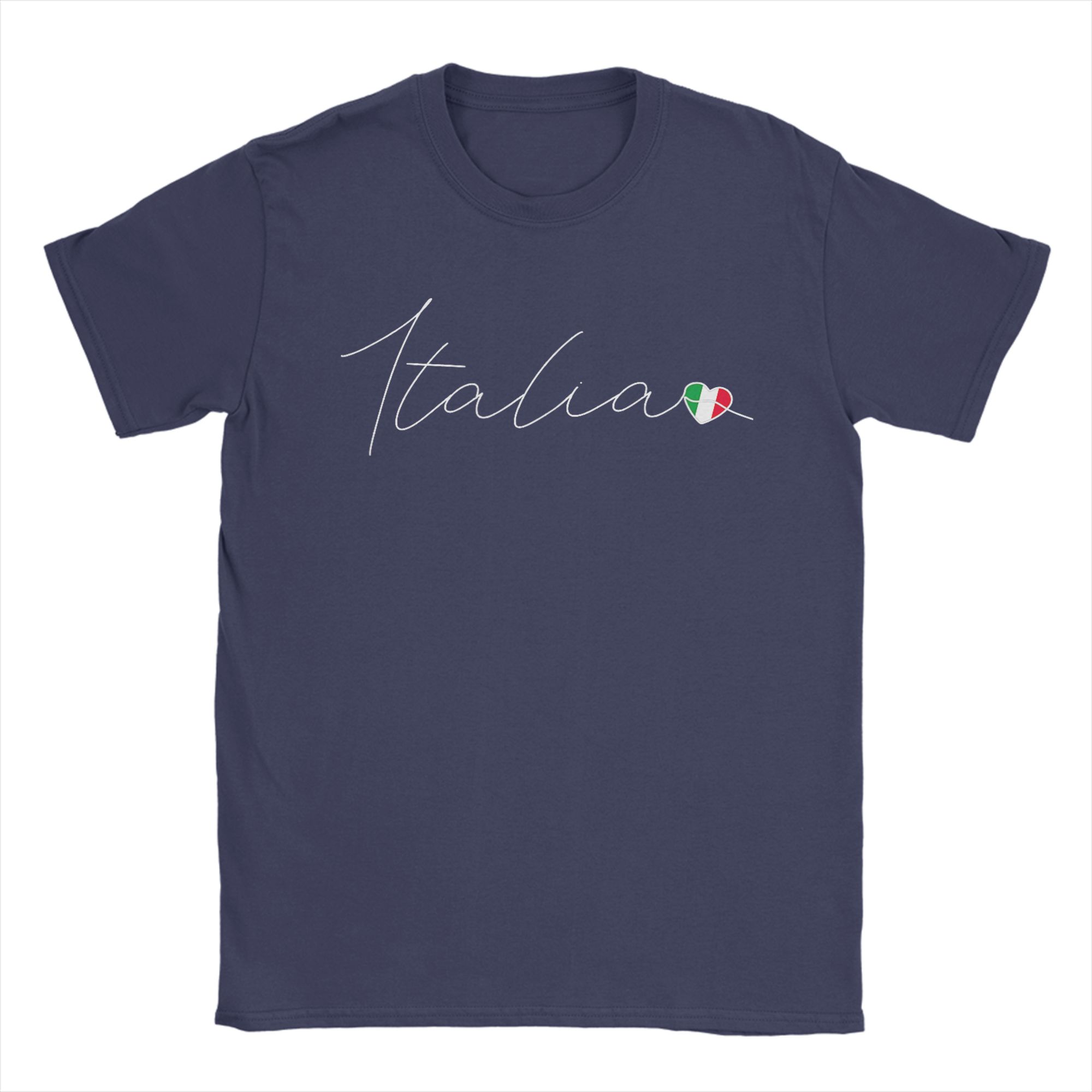 

Italia Simple Love Italian Flag Heart on Italy T Shirts for Unisex 100 Cotton TShirts O Neck Tee Shirt Short Sleeve Clothing XL