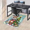 Anime Deer Christmas Tree Office Chair Mat Non-Slip Carpet Holiday Gift for Home Decor Living Room Bedroom Game Room Dormitory.R075