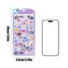 Resin Crystal Cute 3D Stickers Shiny Stickers Texture Decals Self-Adhesive for School Student Teen Child Car Craft Laptop Bottle