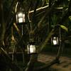 Solar Hanging Lanterns Outdoor Waterproof Super Bright LED Candle Light With Clip Landscape Christmas Lanterns