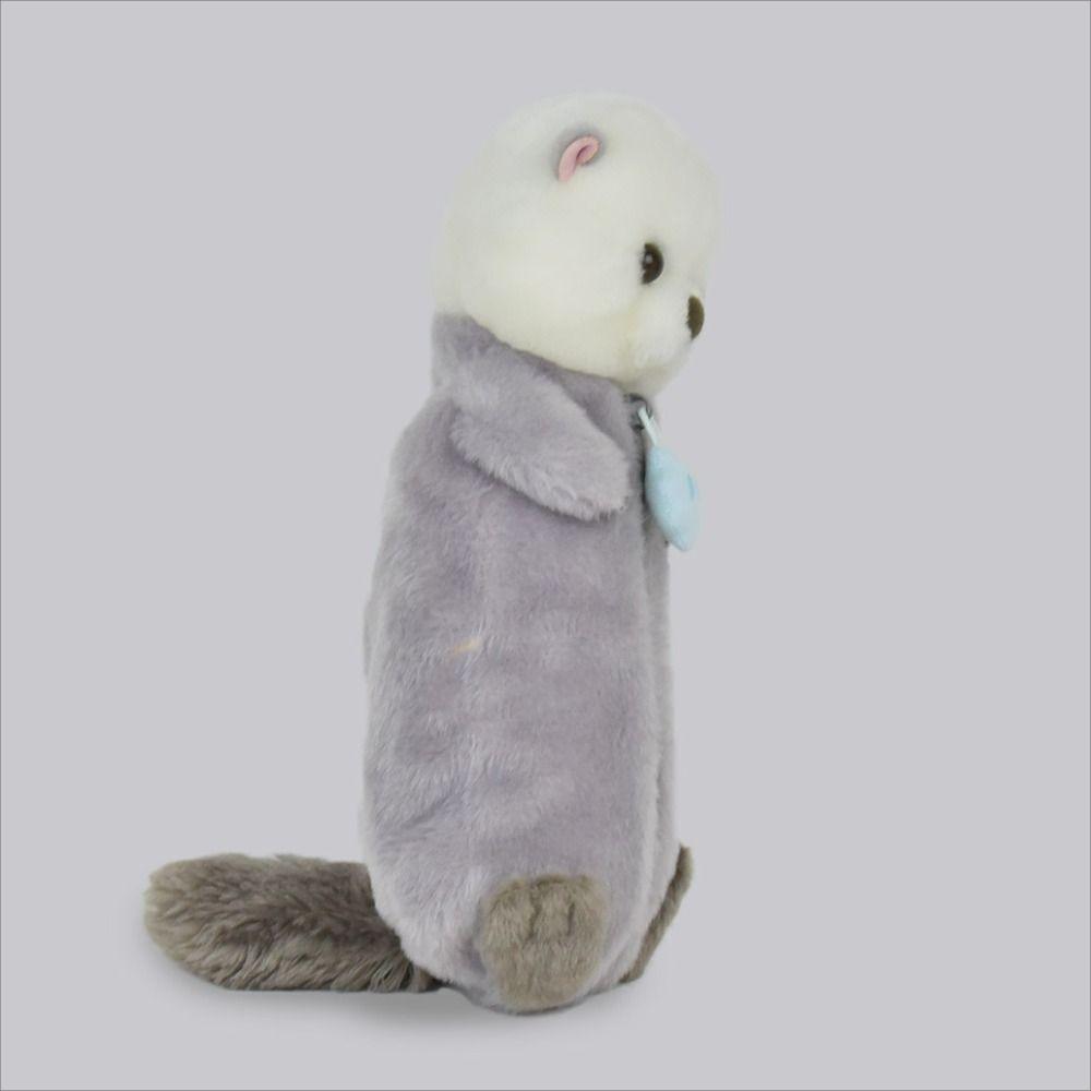Animal Shape Plush Doll Pencil Bag Enhydra Lutris Makeup Bag Fashion Cute Storage Bag  Student