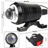 2 Pcs Motorcycle Led Light With Far And Near Light Burst Flash Spotlight U1 Work Driving Headlamp
