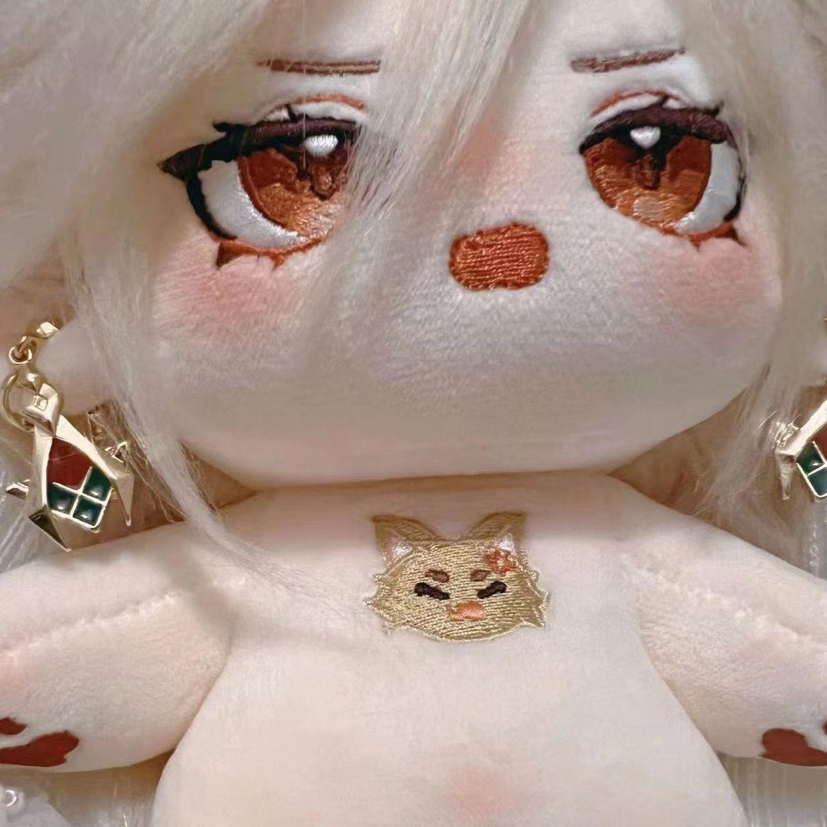 

Stuffed Anime Genshin Impact Kaveh 20cm Cotton Doll featuring Hoodies Adorable Kaveh Plush Puppet Collectible Present Toy designed for Children Adult no skeleton