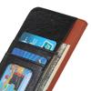 For iPhone 16 Plus Case Nappa Texture Split Leather Wallet Folio Flip Phone Cover