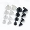 10 or 5Pcs Glass Top Table Furniture Embedded Bumper Rubber Grippers Furniture Hole Plug Cover Push in Foot Pad Floor Protector