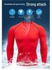 Men's Long Sleeve Compression Running T-Shirt - High Elasticity, Quick-Dry, Perfect for Training and Basketball.
